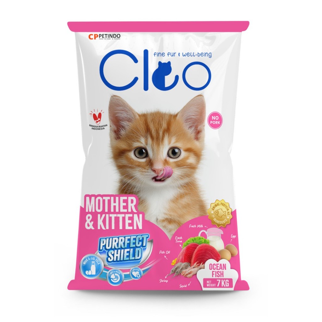 Cleo cat kitten food repack 500gr