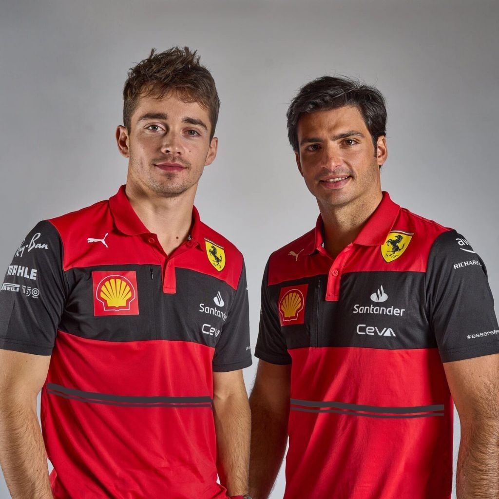 Kaos Polo Puma Ferrari Giallo PFG Red Grad Originals