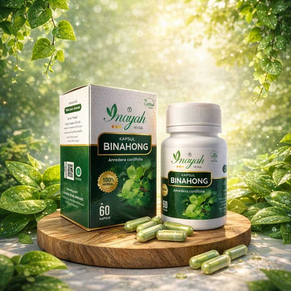 Kapsul Binahong Original Ekstrack Daun Binahong