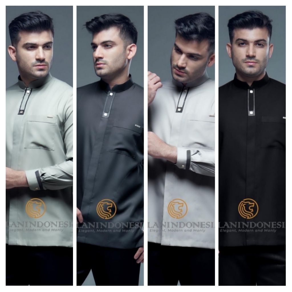 koko azlan panjang | koko lengan panjang | koko lengan manset