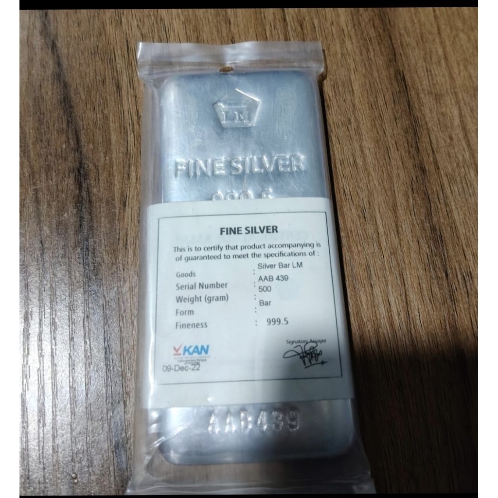 perak silver antam 500gr