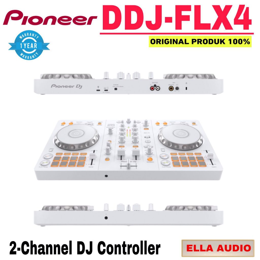 Pioneer DDJ FLX4 DJ Controller 2-Channel DDJ FLX-4