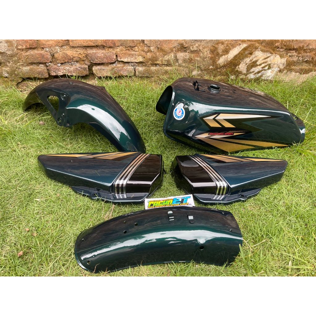 BODY SET RX KING 2002 HIJAU BOTOL