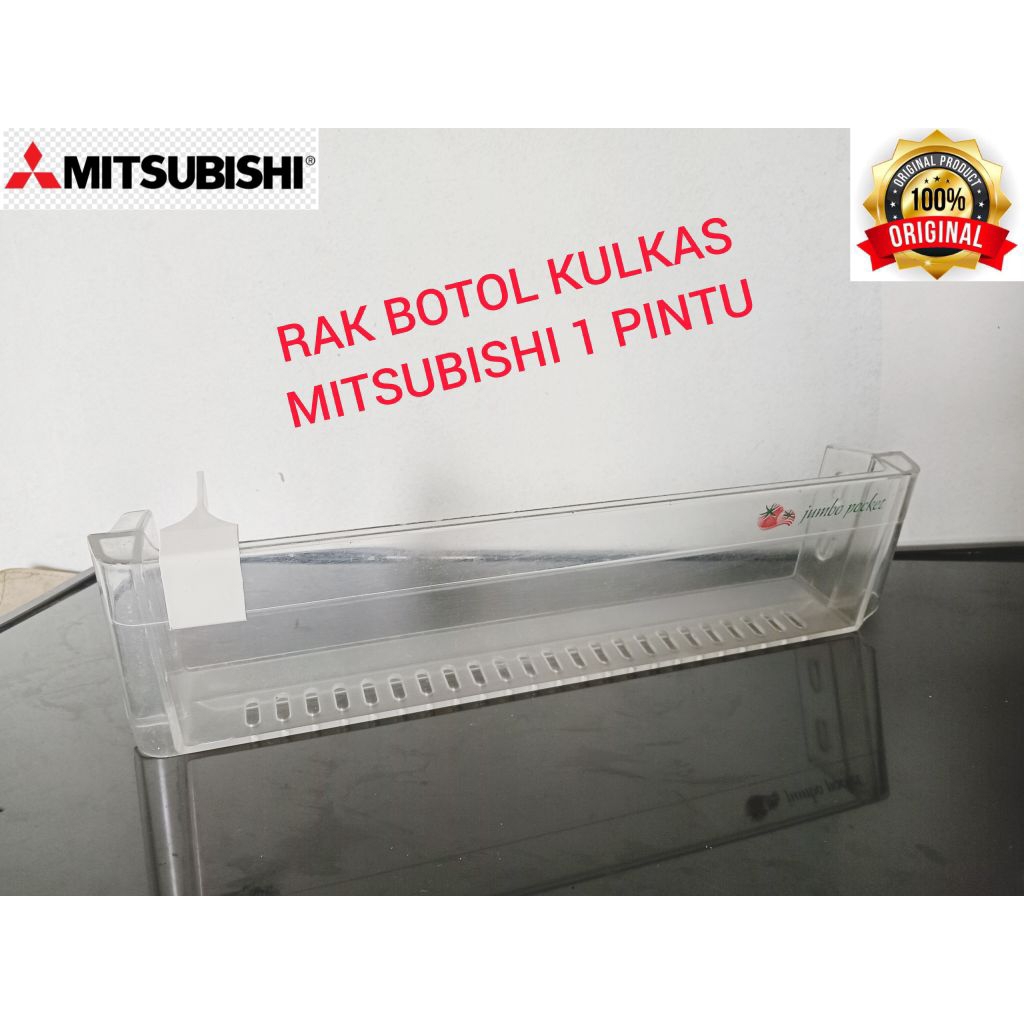 Rak botol bawah pintu kulkas mitsubishi 1 pintu