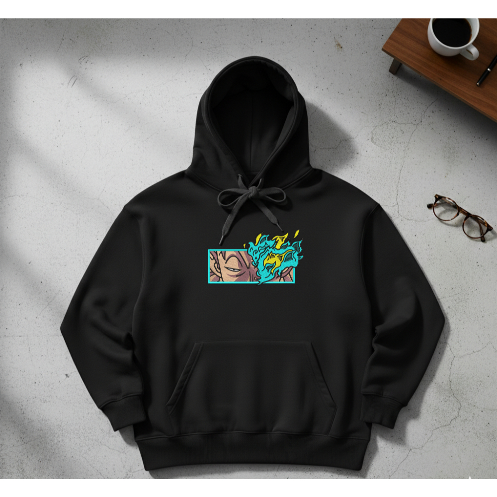 JAKET HOODIE KEREN ANIME MARCO ONE PIECE BORDIR | BIG SIZE JUMBO