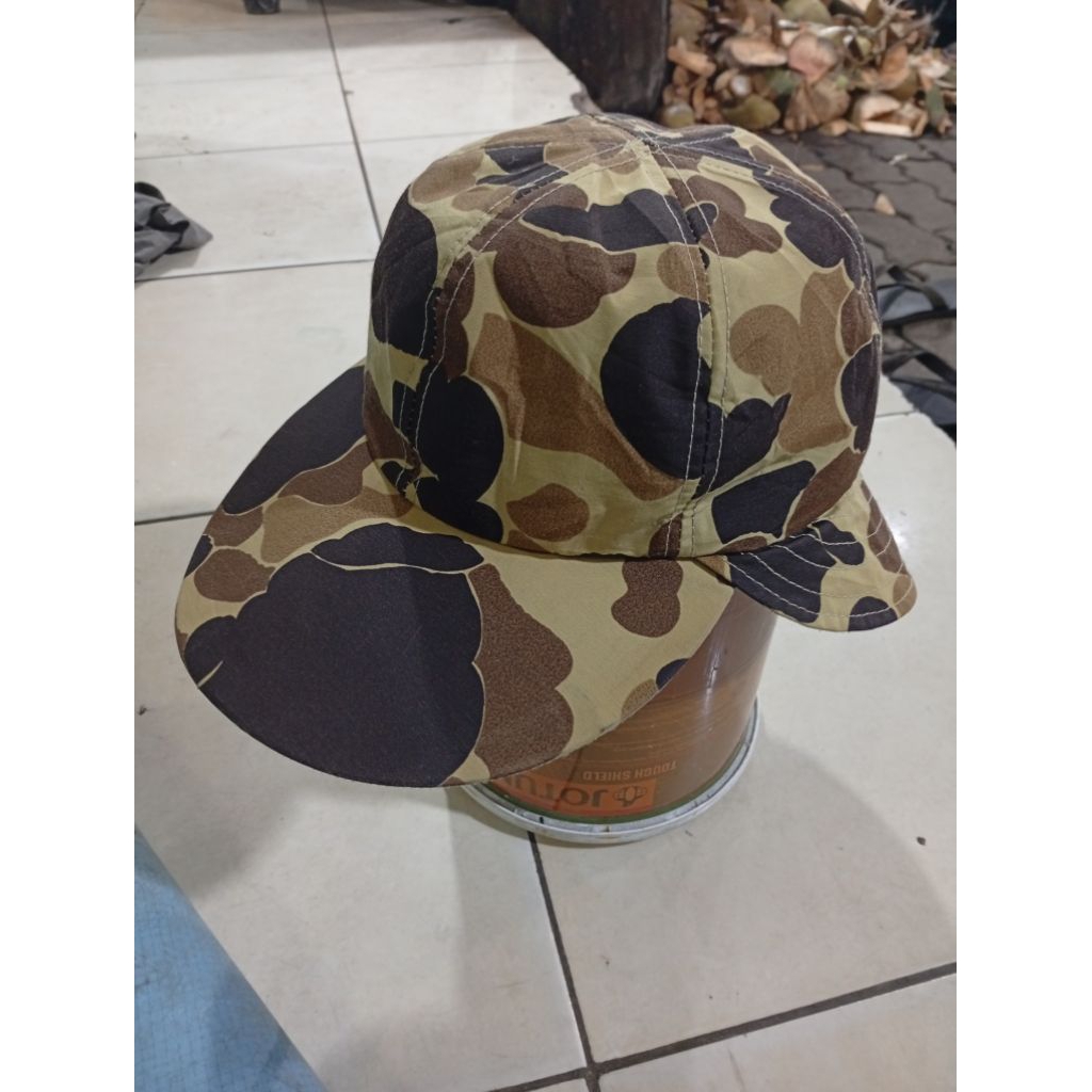 Topi Rare Vintage Columbia Sportswear Oregon USA Gore-Tex Camouflage Hat Size L