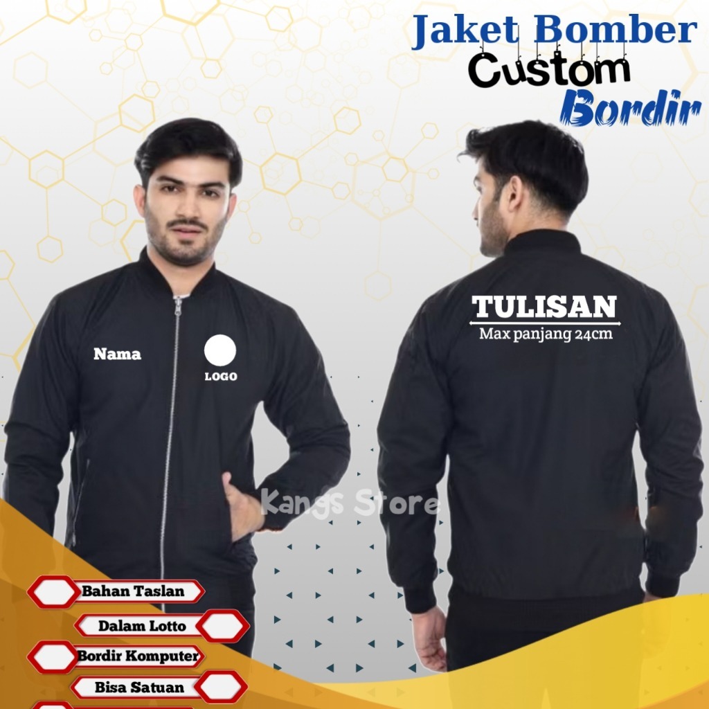 Jaket Custom Bordir Desain Sendiri Jaket Custom Bordir