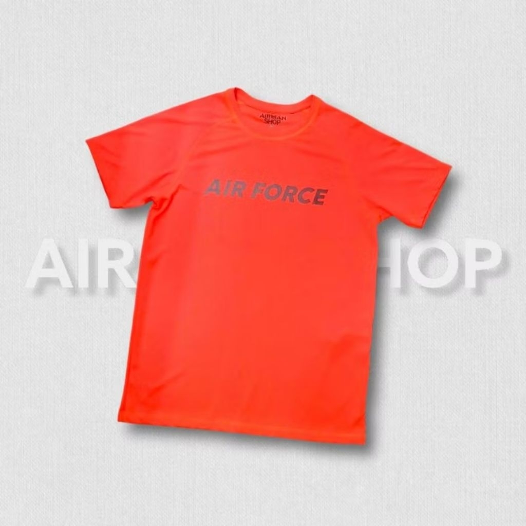 Air Force Shirt/Kaos Air Force Orange