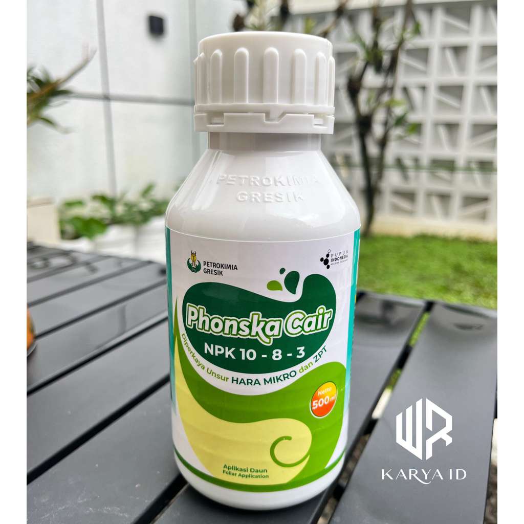 PUPUK NPK CAIR + ZPT | PHONSKA CAIR 500 ML | PUPUK DAUN | Petrokimia Gresik | Meningkatkan Hasil Pan