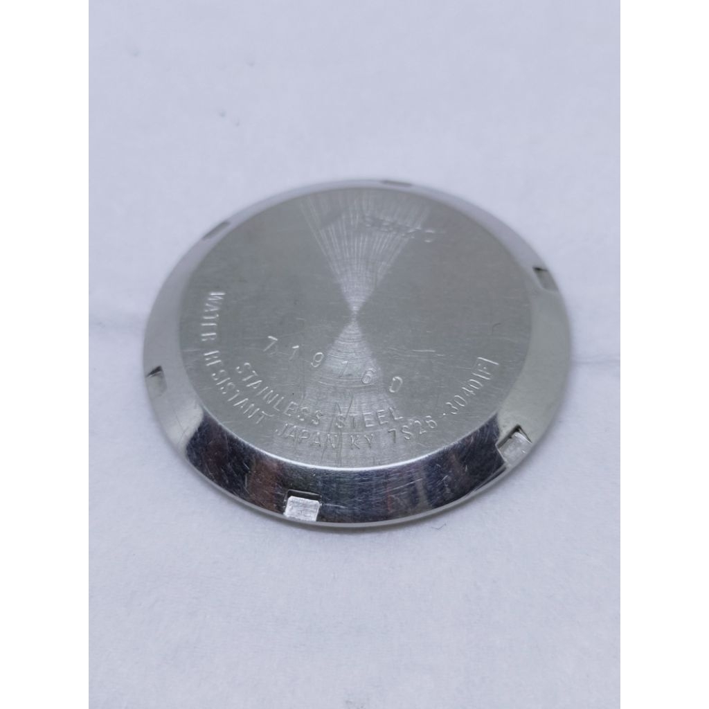 Seiko 7S26 original japan vintage watch part backcase case tutup mesin jam tangan antik seiko5 7s26 