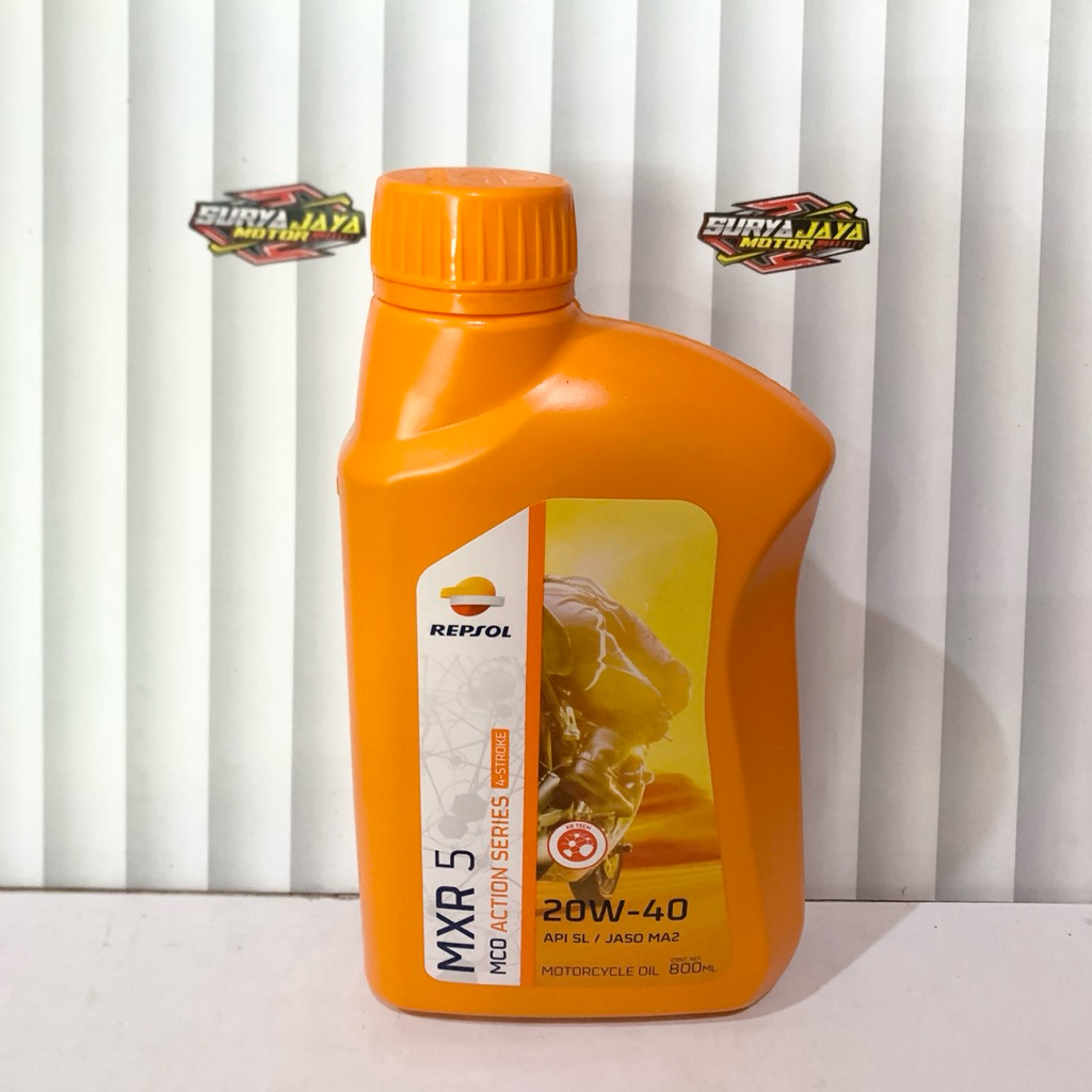 Oli Mesin REPSOL MXR 5/MXR5 4T 20W-40 (0,8L)
