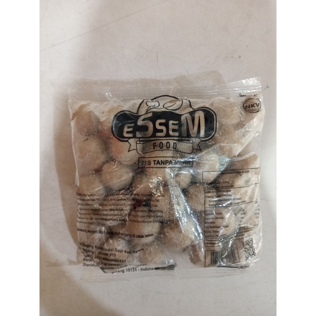 Essem Polos TM Bakso Sapi 50s 700gr/ Essem bakso sapi