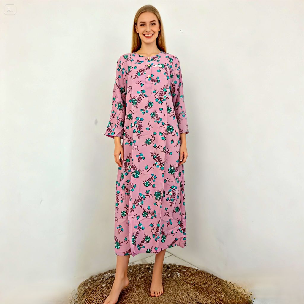 LONGDRESS HAP BUSUI FRIENDLY/ DASTER PENGAJIAN / DASTER PANJANG MUSLIMAH PREMIUM LD HAP