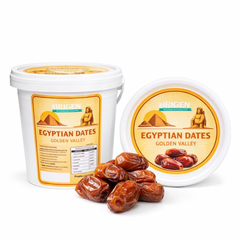 Kurma Sukari Egypt Golden Valley 850 g kemasan ember - Egyptian Dates / Kurma Mesir