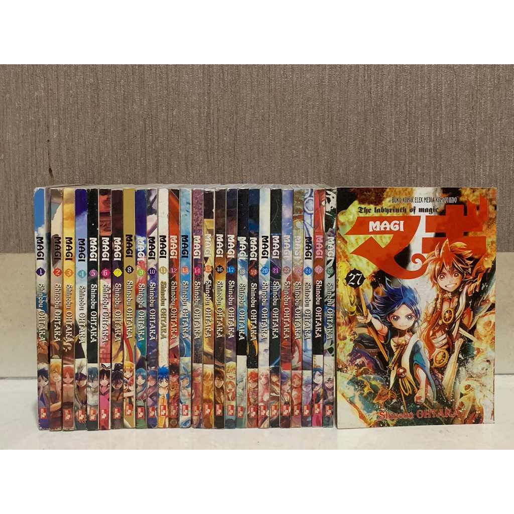 Komik Manga Set Magi The Labyrinth of Magic 1-27