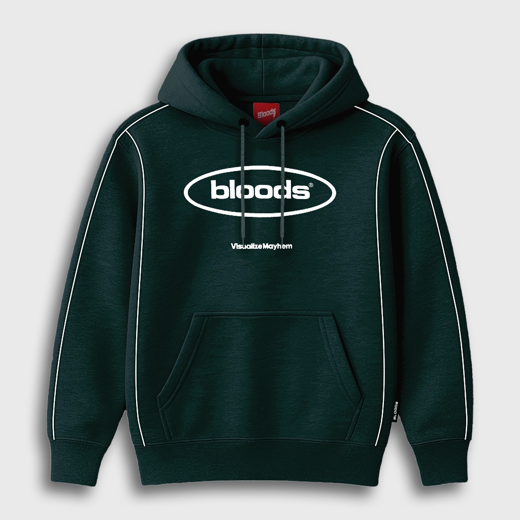 Bloods Series Sweater Hoodie Oversize Aevor 04 Green