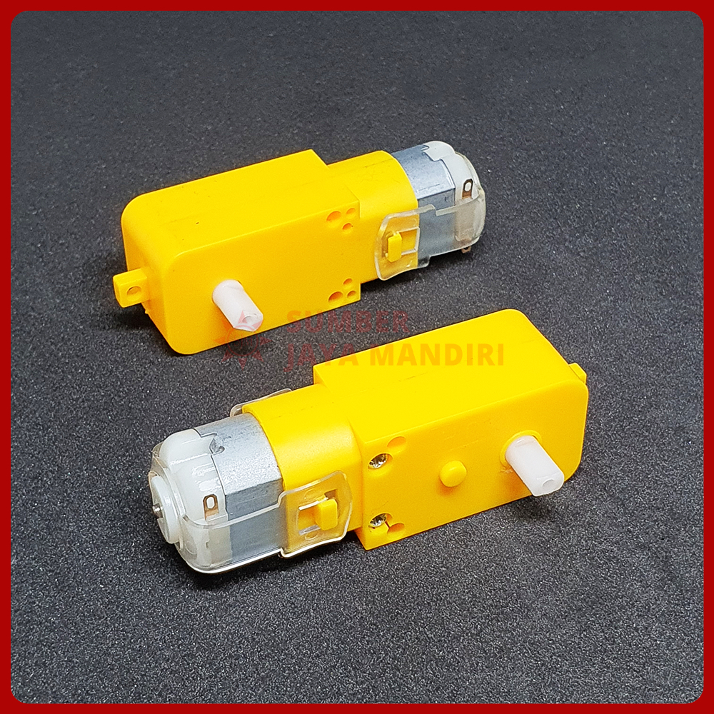 Dinamo Motor Gearbox Kuning DC 3-6V Smart Car Gear