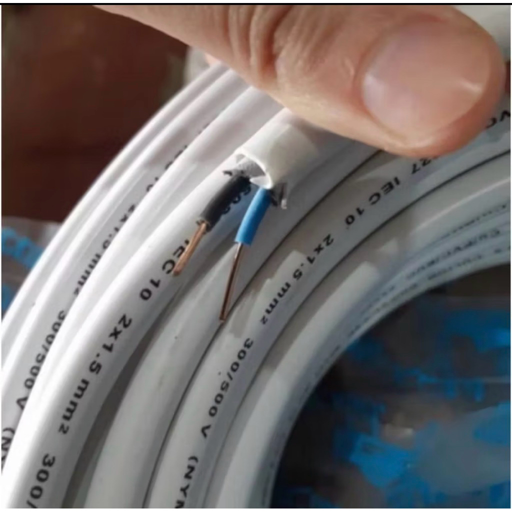 CULION - ( Harga 10 Meter ) Kabel Tembaga SNI 2x1.5 Kabel Listrik SNI NYM 2x1.5