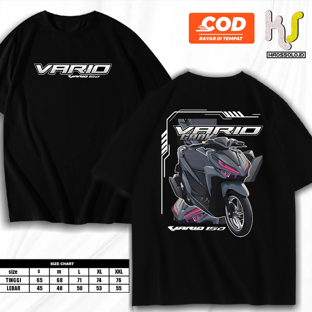 Kaos Baju HONDA VARIO 150 HONDA GANK SW Kaos Otomotif | kaos racing motif Vario | kaos balap honda |