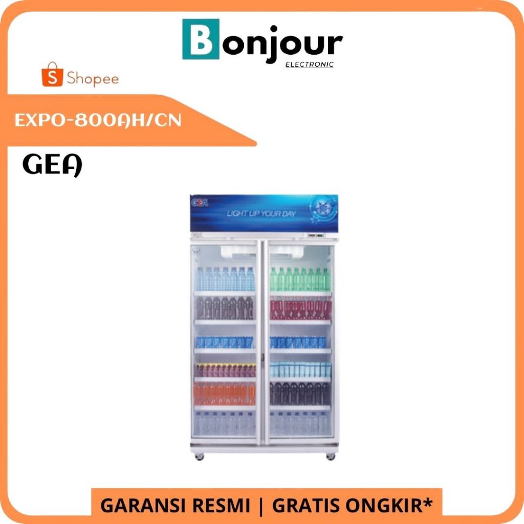 Showcase Display Cooler GEA EXPO-800AH/CN Kapasitas 800 Liter Showcase GEA EXPO 800AH