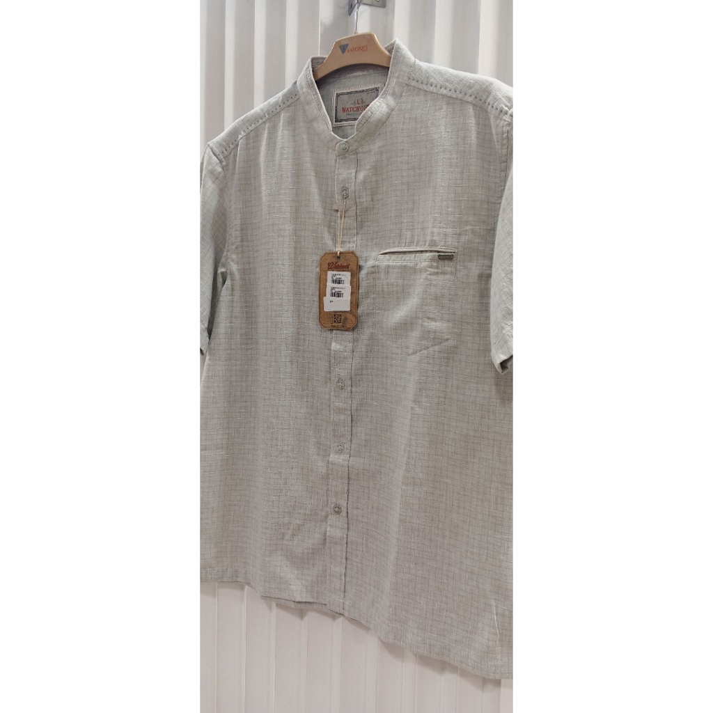 KEMEJA KOKO PENDEK WATCHOUT CASUAL ORIGINAL BRAND