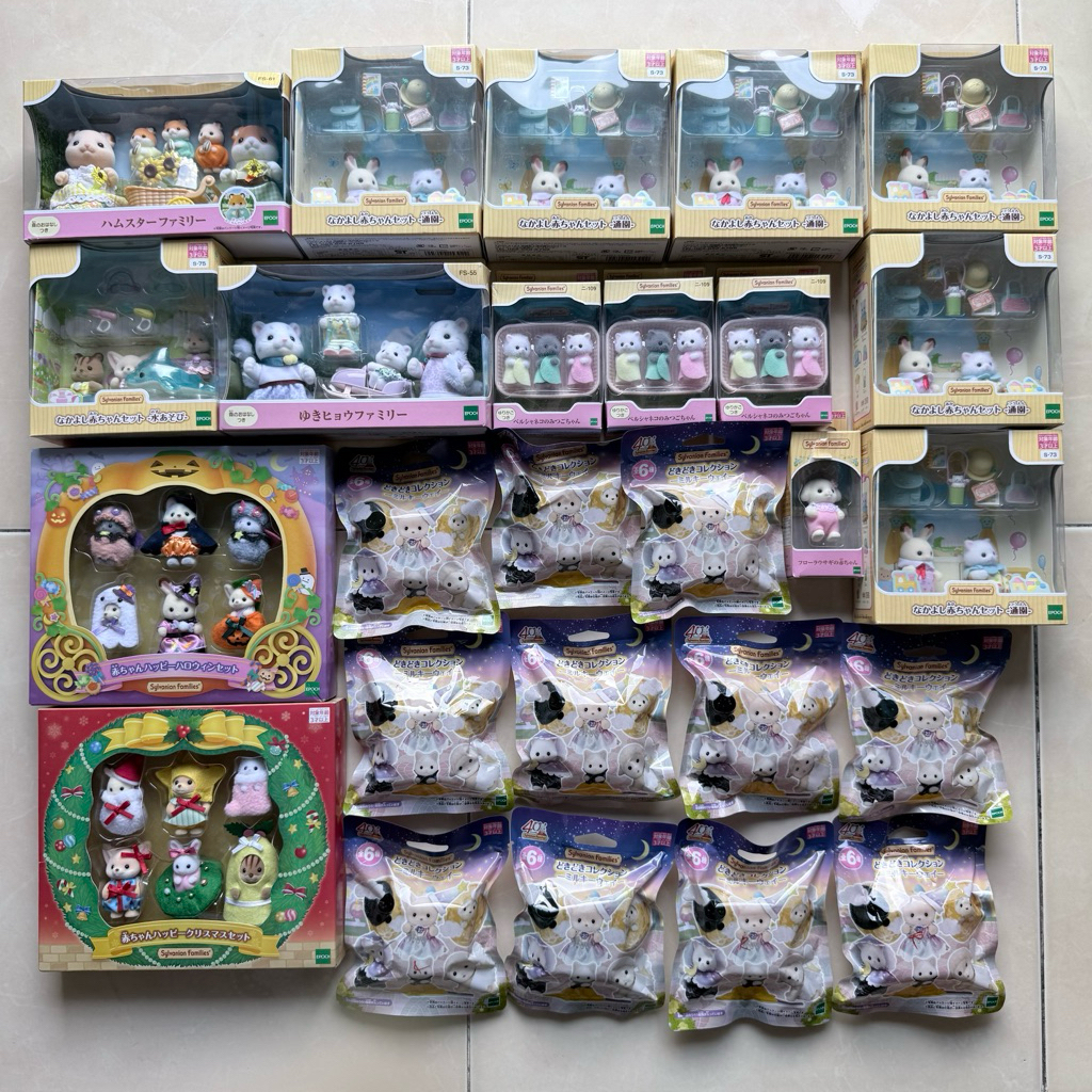 [ baca deskripsi ] ready stock - sylvanian families ciput baju fashion doki milky way blind bag seal