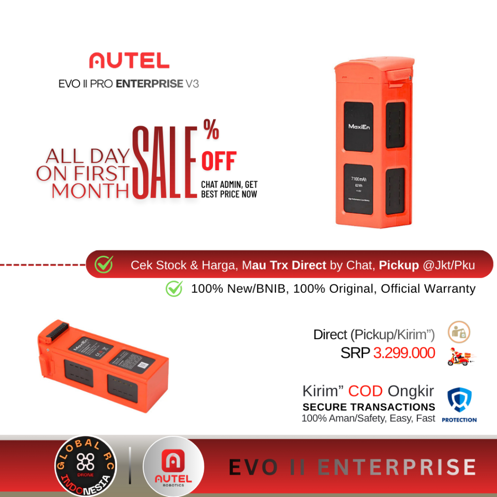 Autel Evo 2 Pro Autel Evo II Pro Battery 100% Original