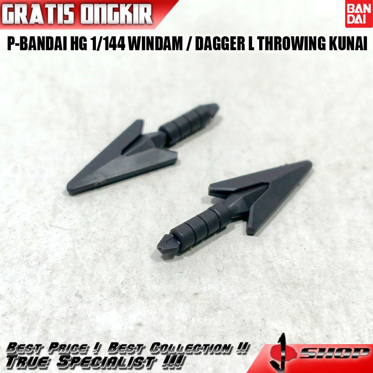 P-BANDAI HG 1/144 WINDAM / DAGGER L THROWING KUNAI LTDHG547