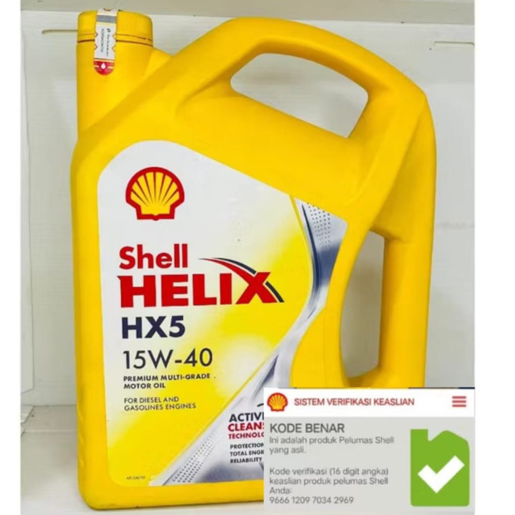 SHELL HELIX HX5 SAE 15/40 4L ORIGINAL