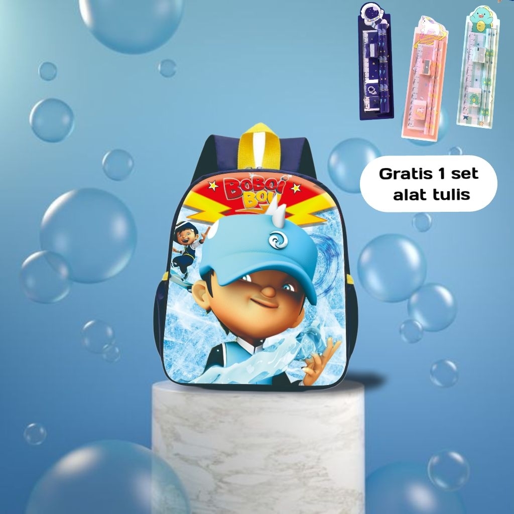 Tas anak-anak paud/tk kerakter boboiboy kren