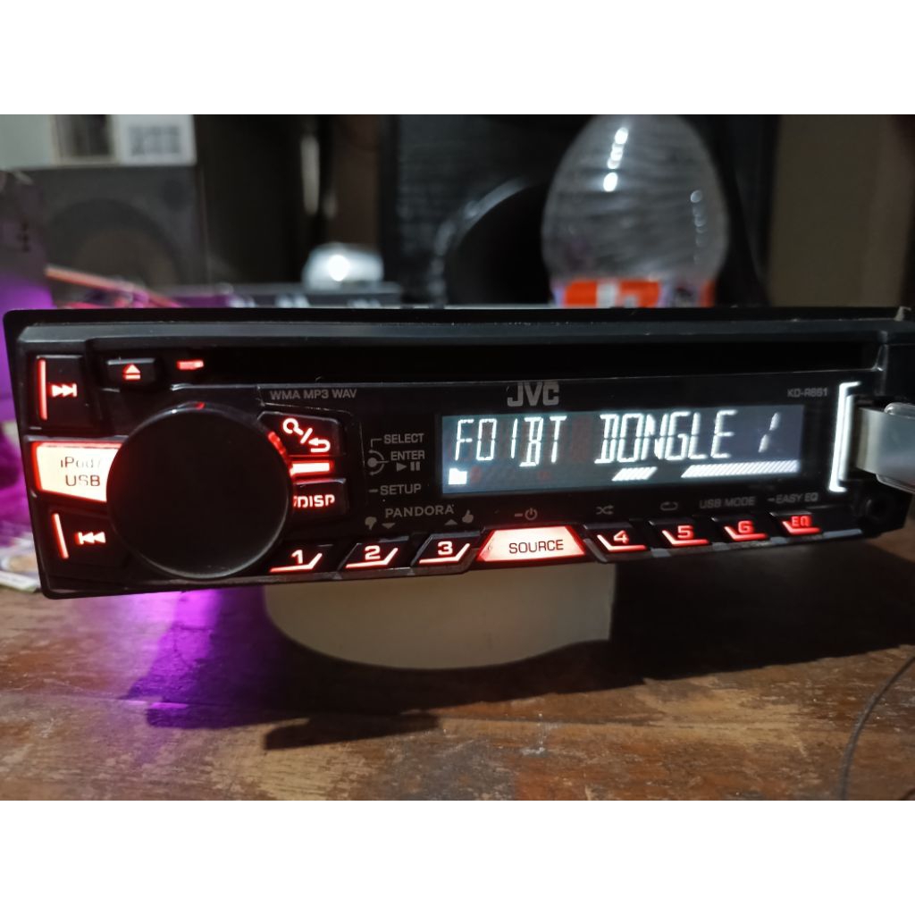 Single Din JVC KD R661 USB aux.CD.mp3 radio