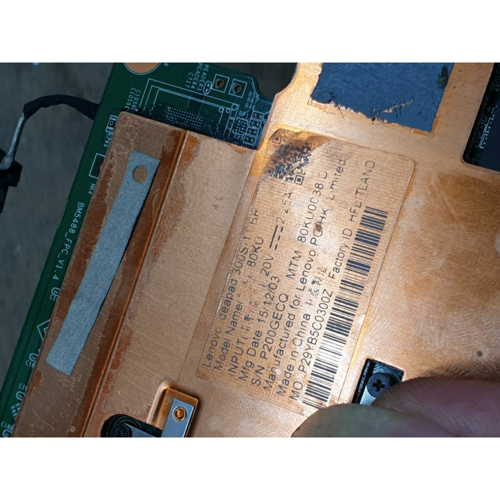 mainboard motherboard lenovo ideapad 300s normal tested