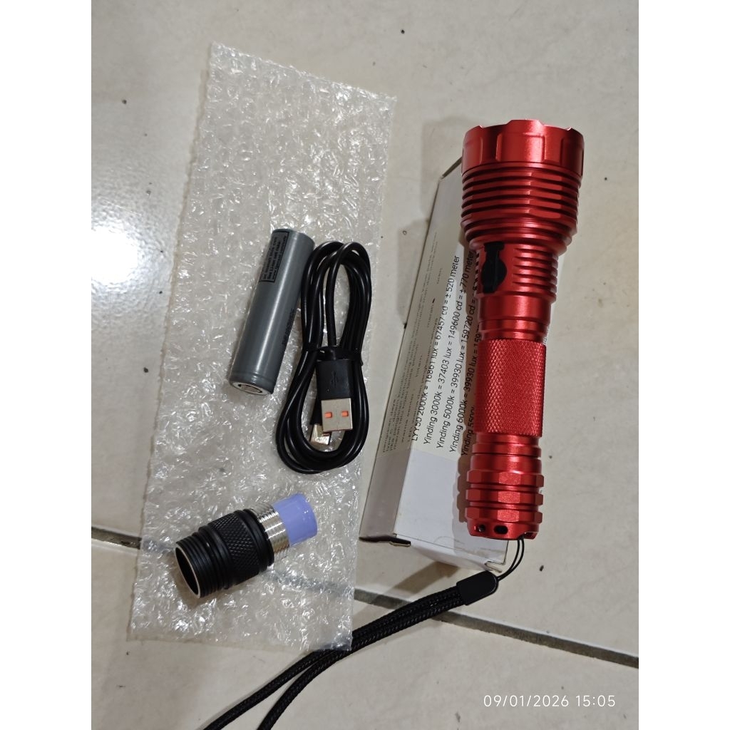 Senter Leyoya C8x Led Yinding 6000k