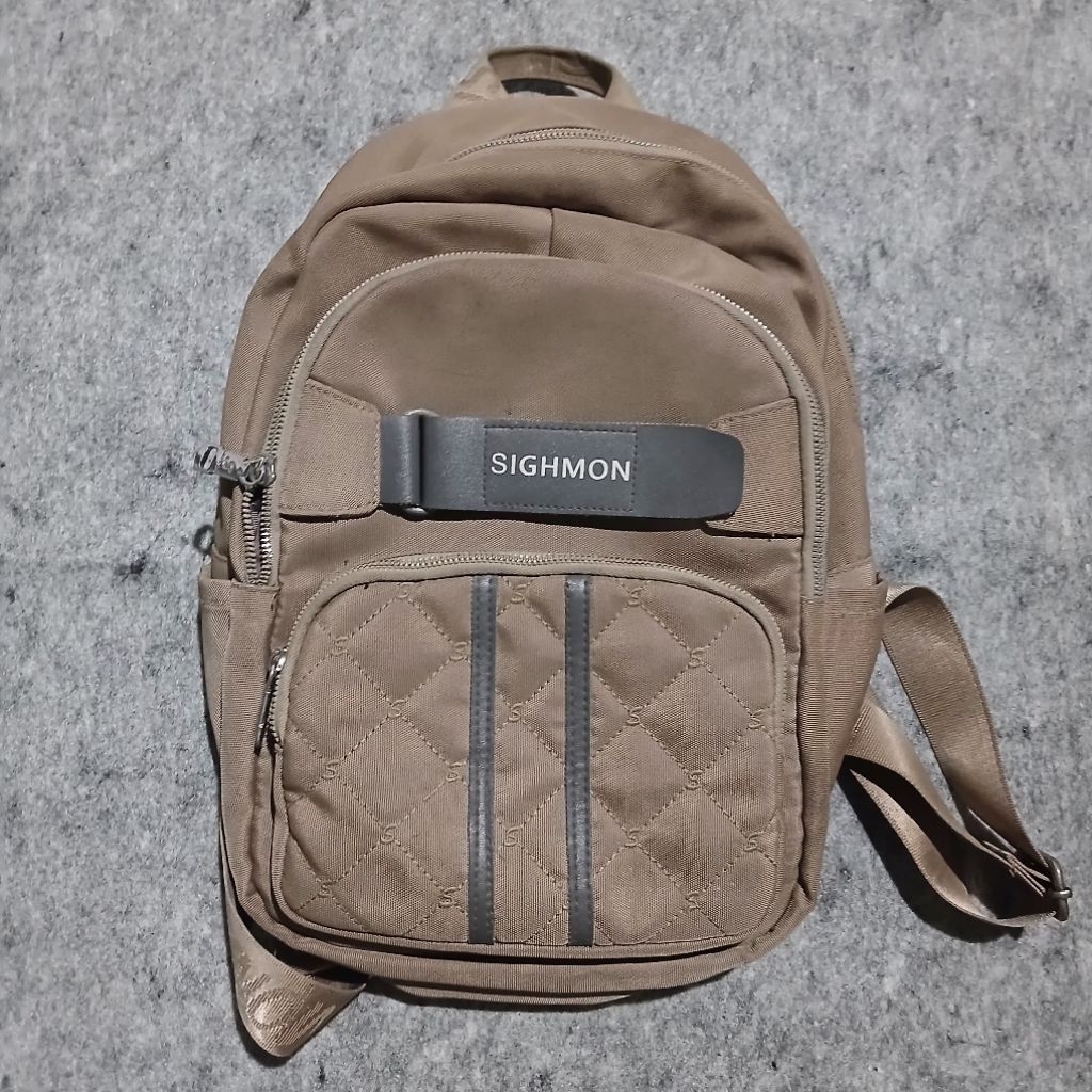 PRELOVED(Like A New) Tas Ransel Wanita Merk Sighmon Cream