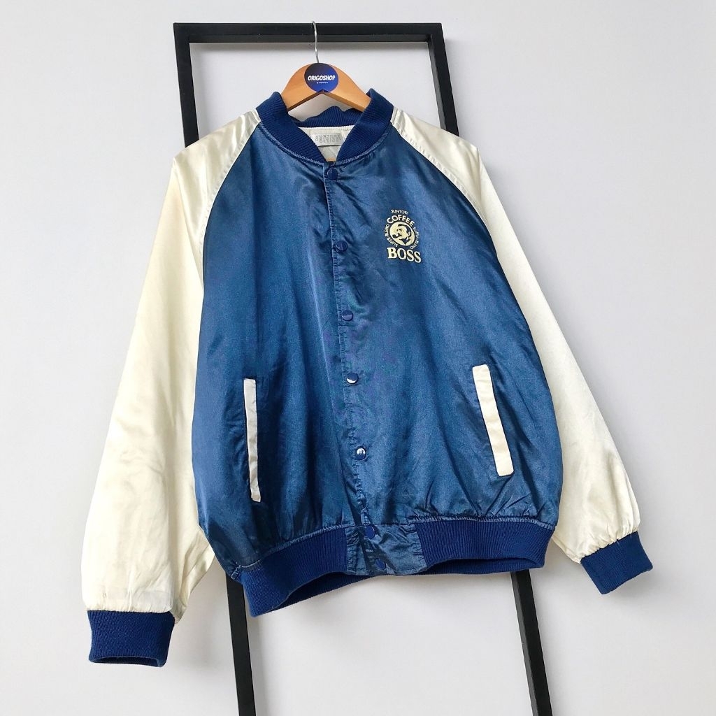 Jaket Windbreaker Varsity Vintage SUNTORY L/XL