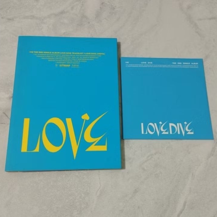 album only Ive Love Dive ( Blue)