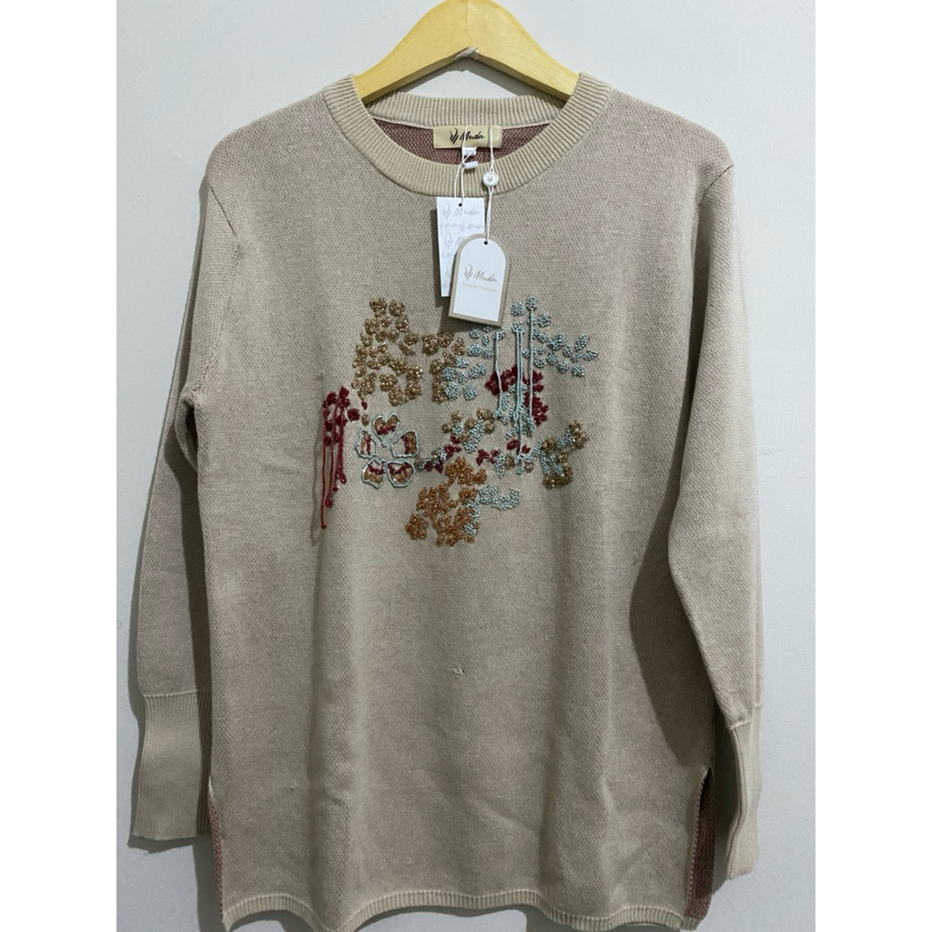 BARU Semasa Sweater Muda Official - Cream