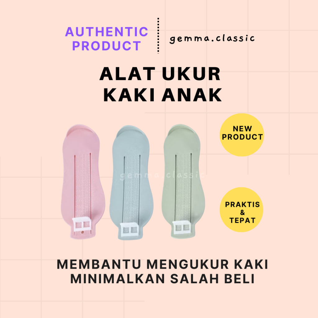 Gemma.Classic  Alat Pengukur Kaki Anak Bayi Alat Ukur Kaki Anak Bayi 0
