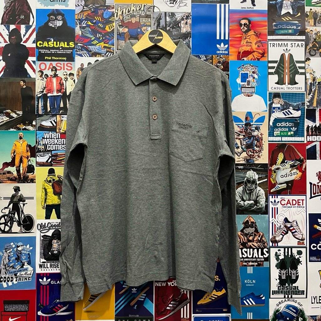 Long Sleeve / Polo Shirt / Rugby Shirt / Vintage / Second / RENOMA