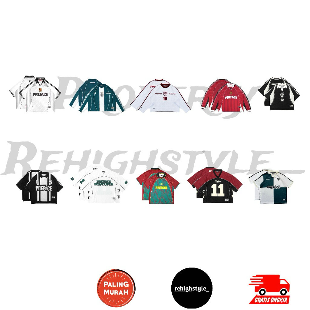 JERSEY & KNITWEAR PREFACE PRIME TOSCA / VICTORY STRIPES / AWAY LEGEND / DYSTOPIA KNITTED / PRIME GOL