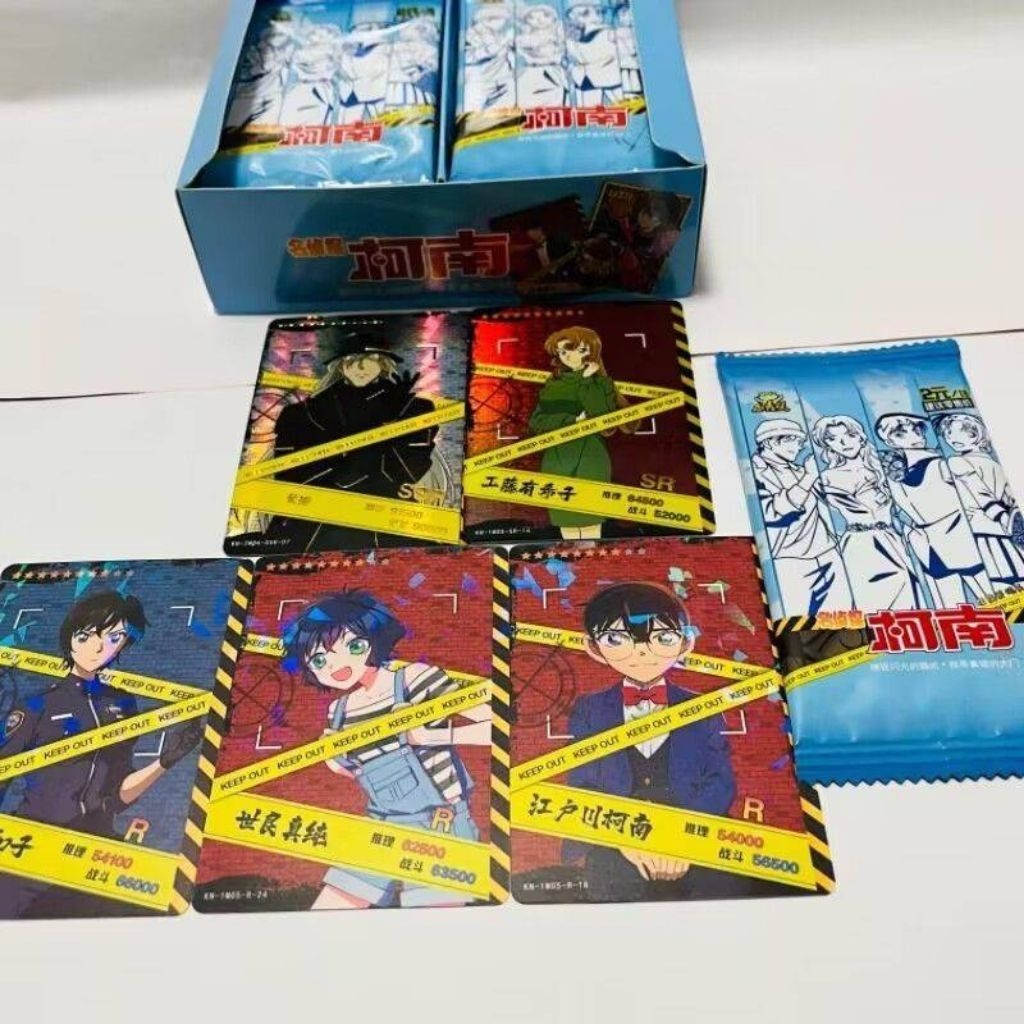 [Isi 5pcs] Kartu Kayou Detective Conan/ Card Kartu Anime Detective Conan Little Dinosaur Conan Colle