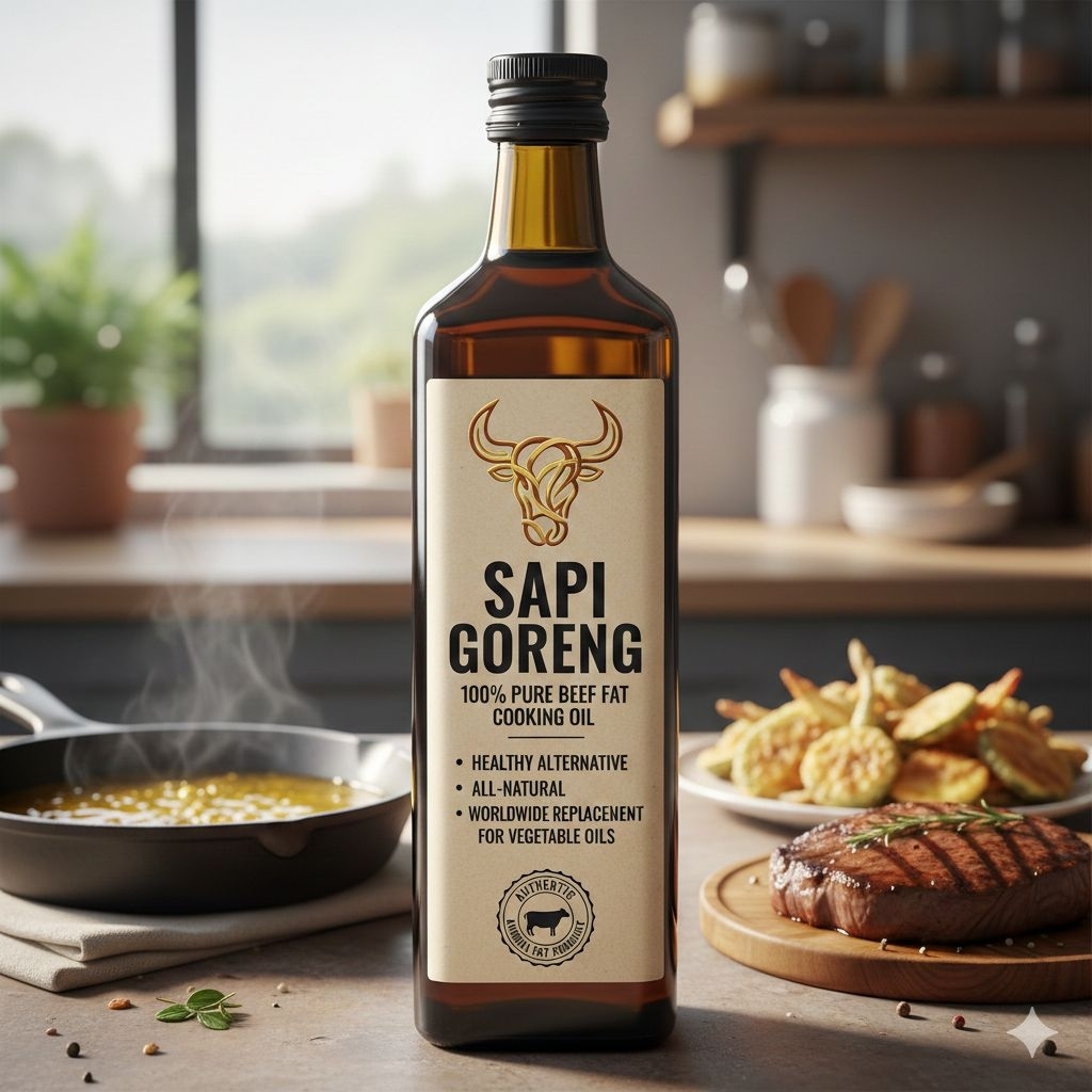 Beef Tallow 1 Liter / gajih sapi lemak sapi