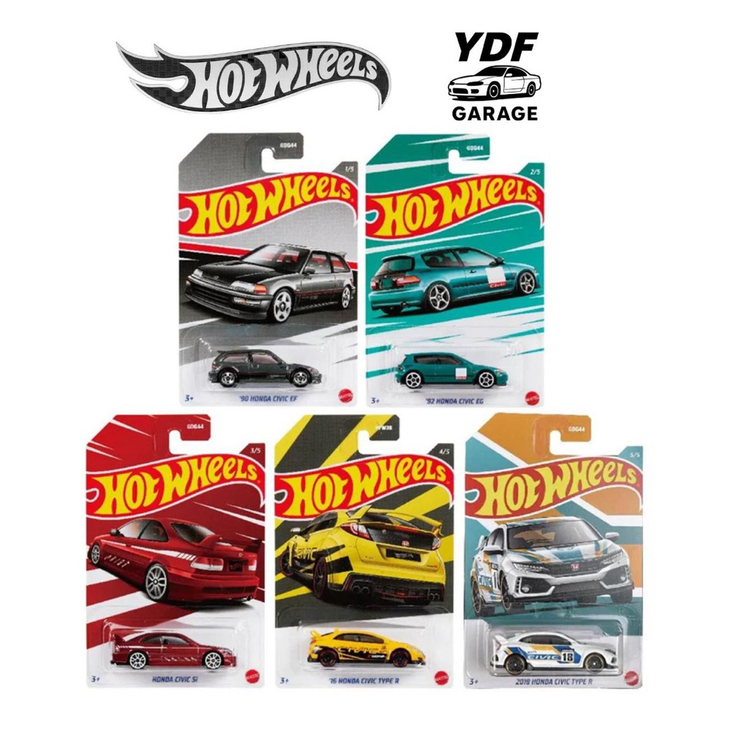 HOT WHEELS HONDA CIVIC ANNIVERSARY SET