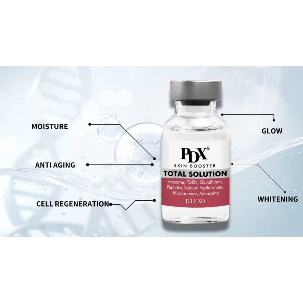 Pdx5 serum skinbooster wajah DNA salmon total solution Korea