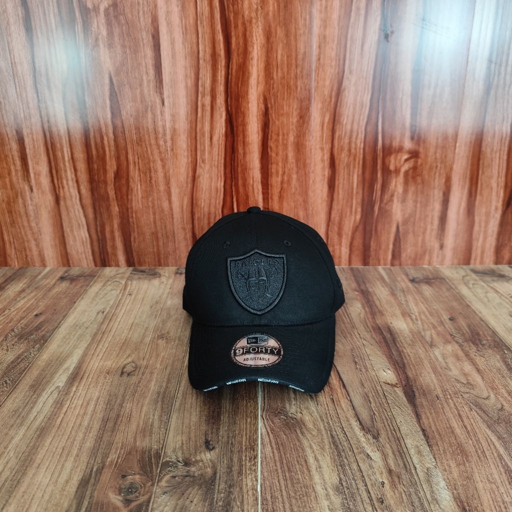 Topi Baseball Raiders Full Hitam