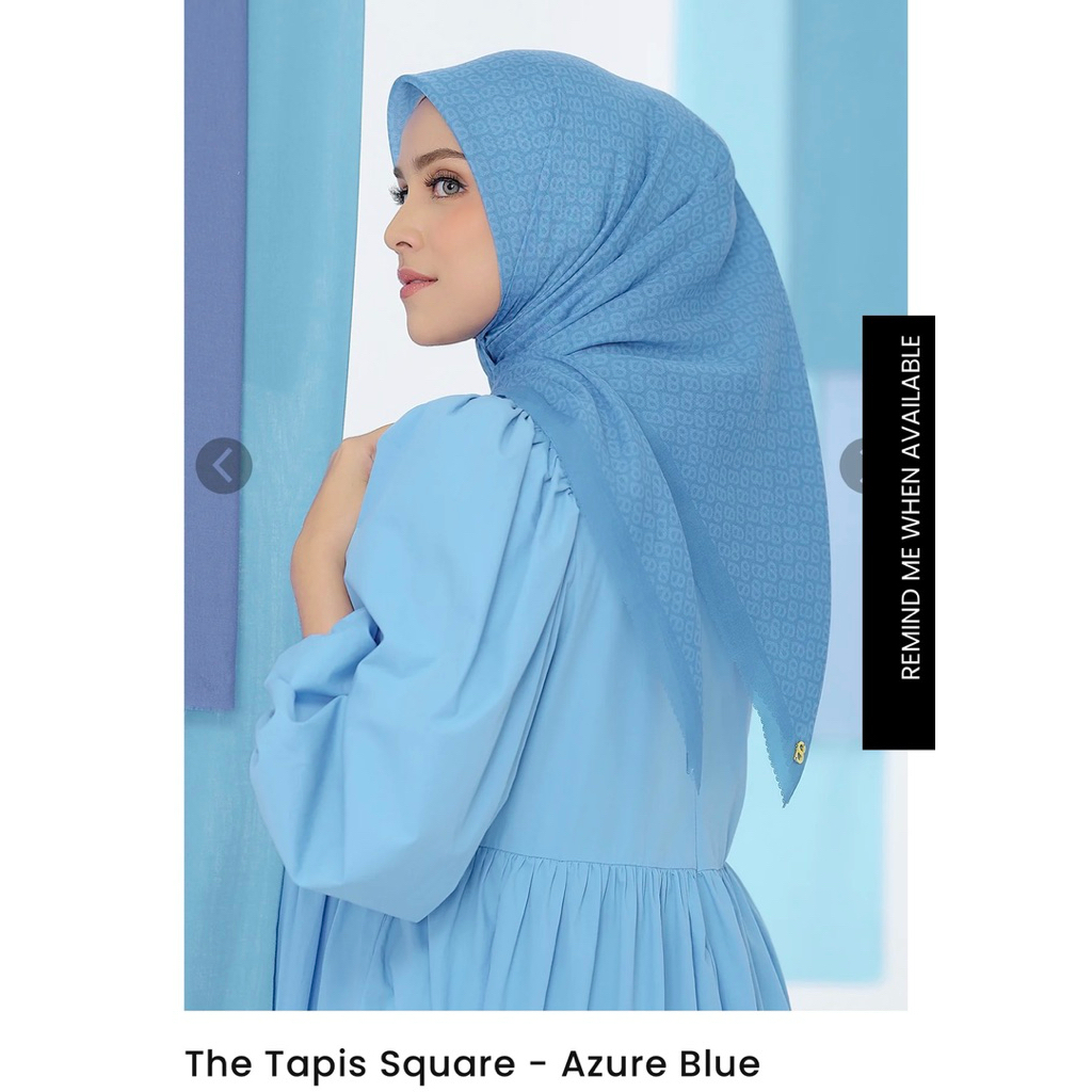 Buttonscarves Tapis As Is Azure Blue