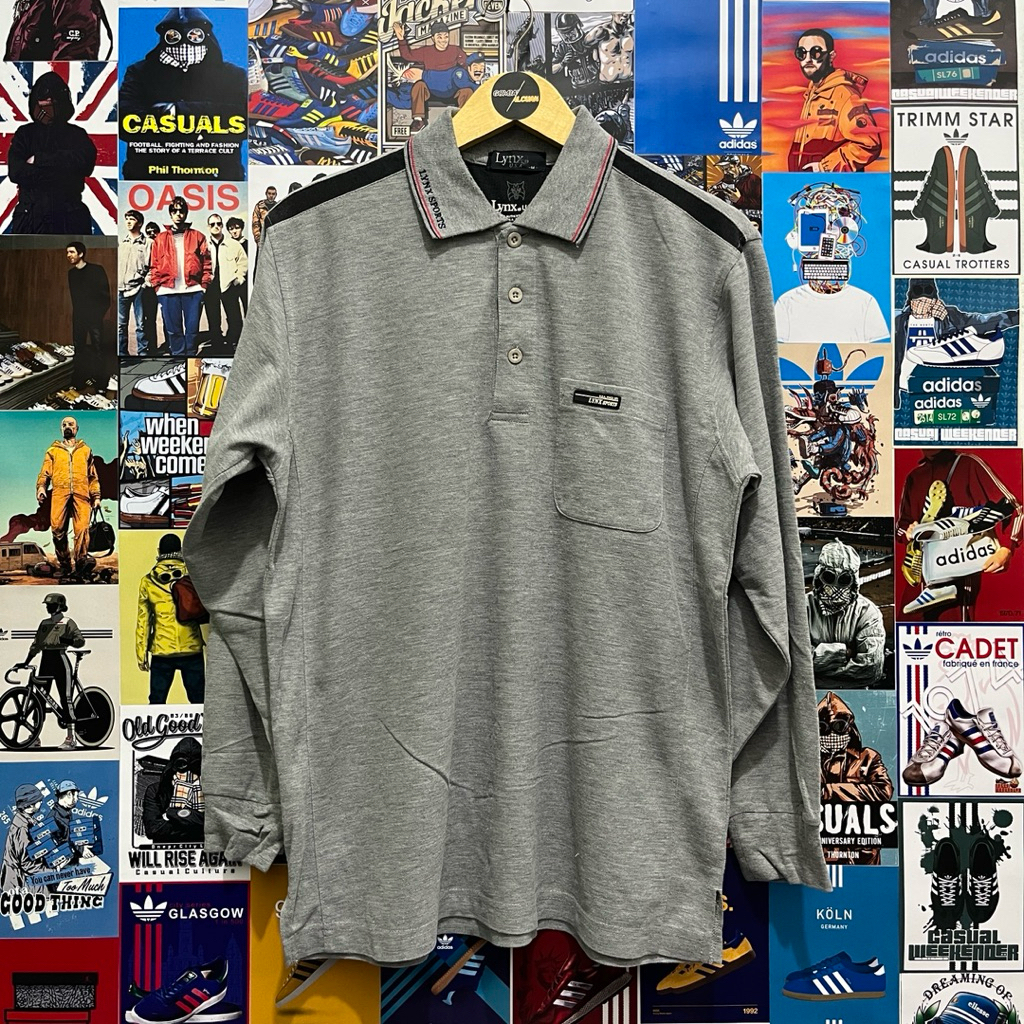 Long Sleeve / Polo Shirt / Rugby Shirt / Vintage / Second / LINX