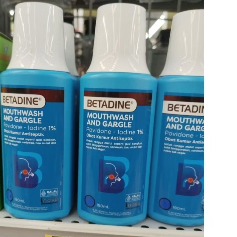 BETADINE OBAT KUMUR 190 ML - SURABAYA
