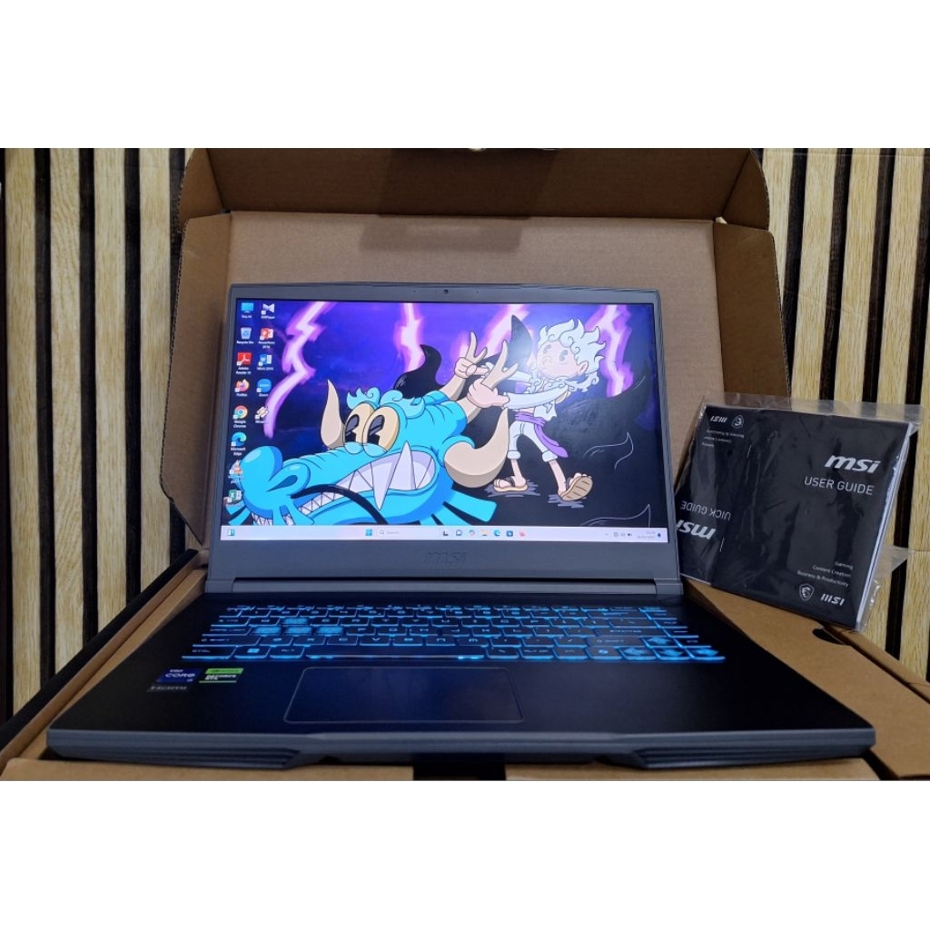 MSI Thin 15 B12UC | CORE I7 GEN 12 | RTX 2050 | GARANSI RESMI ON SEPTEMBER 2026