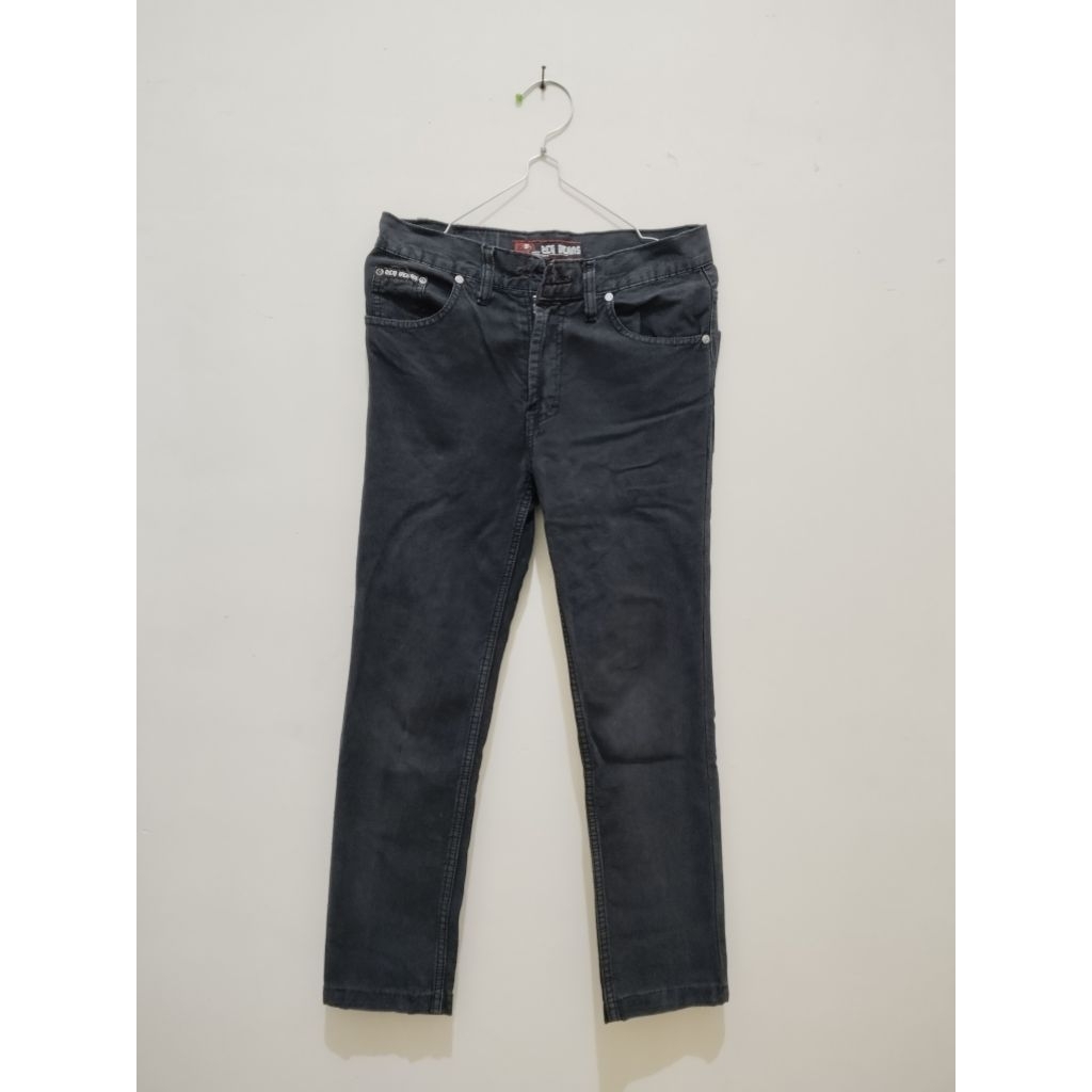 preloved jeans hitam ZEG DENIM